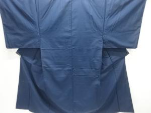 未使用品　お召男物着物(キングサイズ)